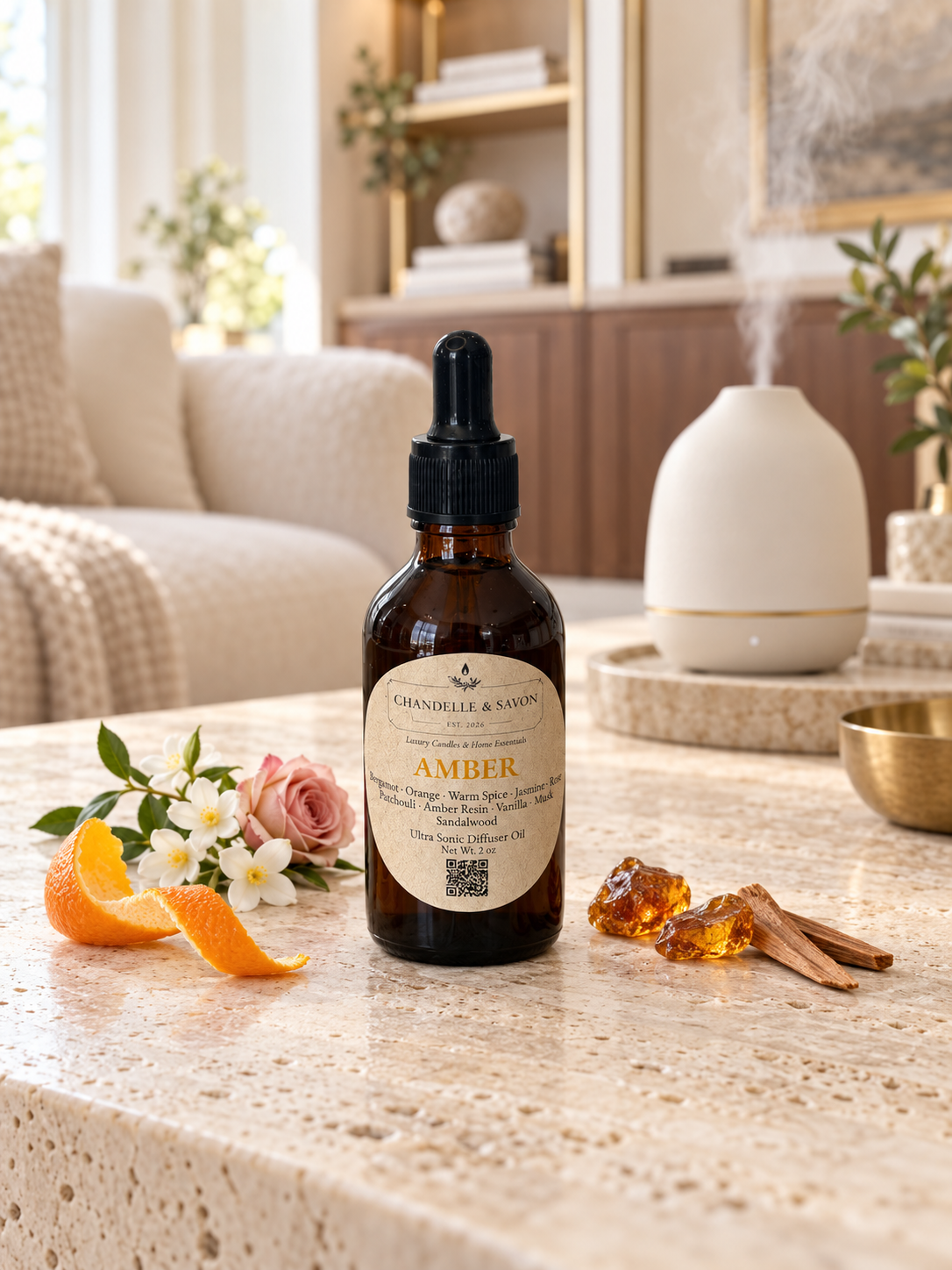 Amber Ultrasonic Diffuser Oil
