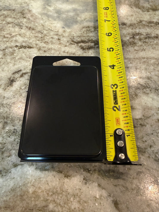 Black Wax Melt Clamshell Molds - By Chandelle & Savon