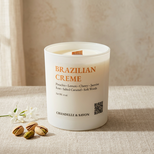 Brazilian Creme Signature Wood Wick Candle