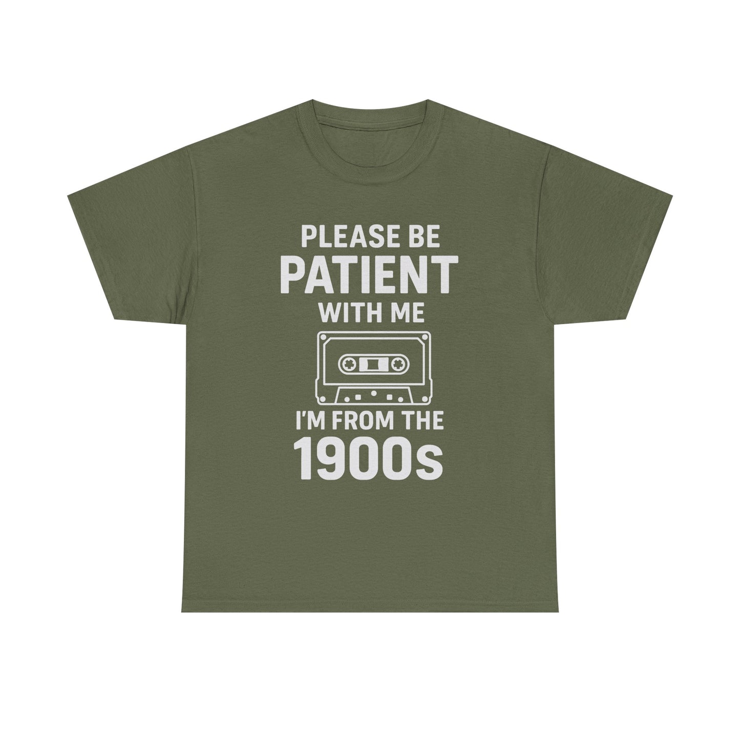 Please Be Patient With Me I'm From The 1900s T-Shirt | Cassette Tape Retro Tee