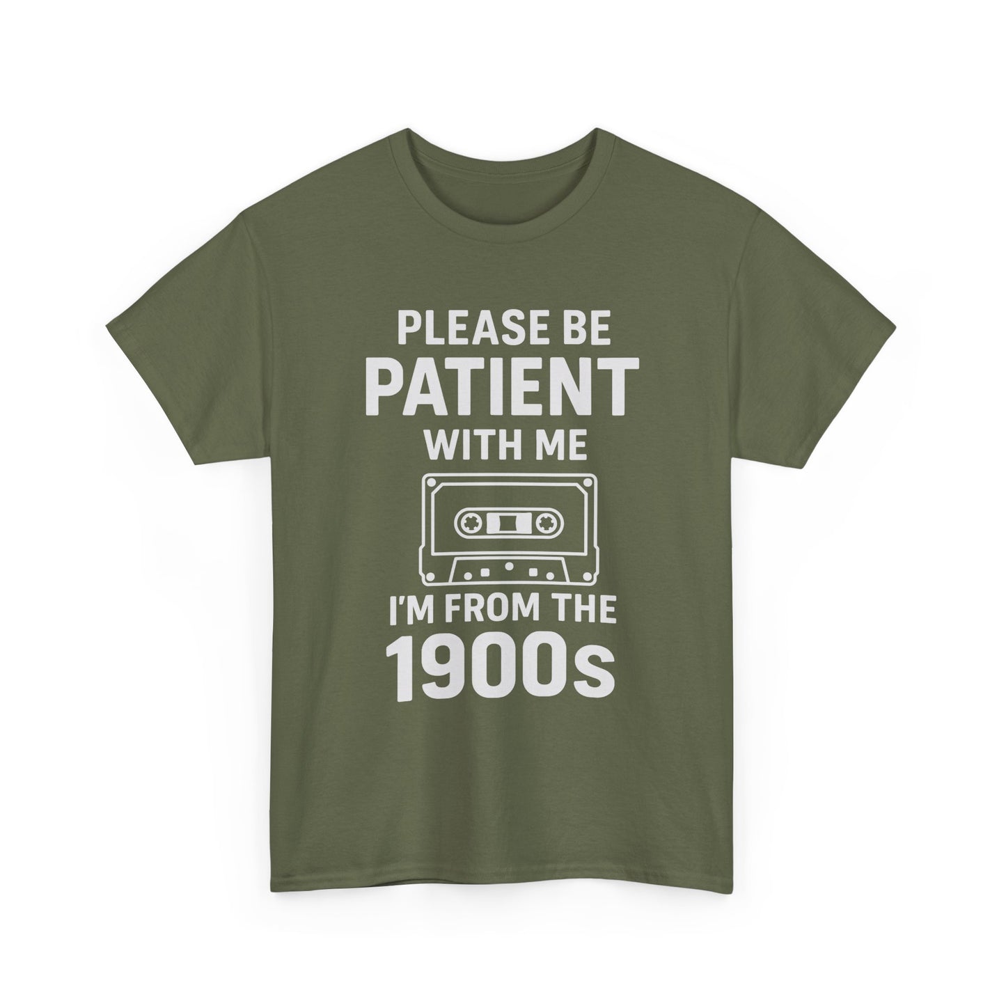 Please Be Patient With Me I'm From The 1900s T-Shirt | Cassette Tape Retro Tee