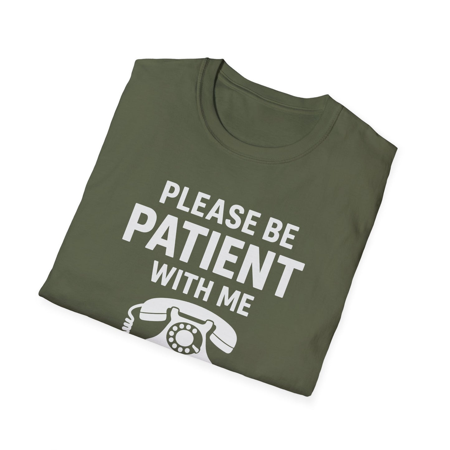 Please Be Patient With Me I'm From The 1900s T-Shirt | Retro Rotary Phone Shirt
