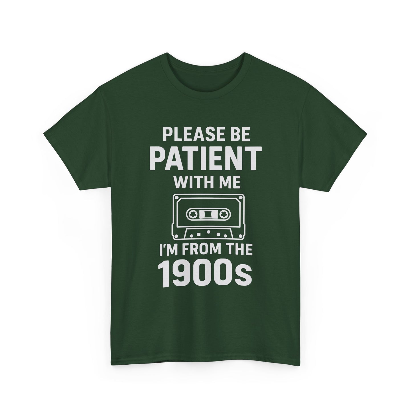 Please Be Patient With Me I'm From The 1900s T-Shirt | Cassette Tape Retro Tee