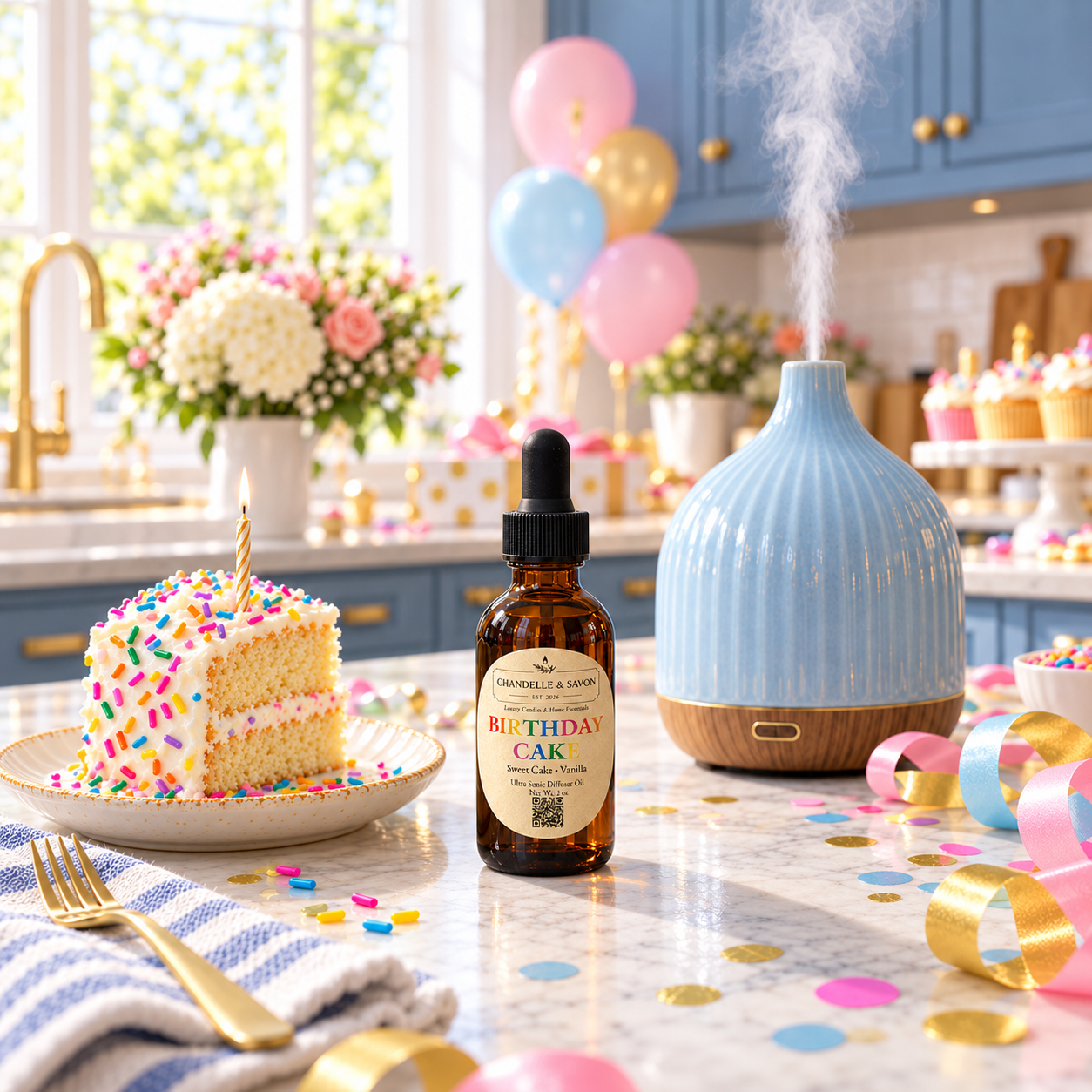 Birthday Cake Ultrasonic Diffuser Oil