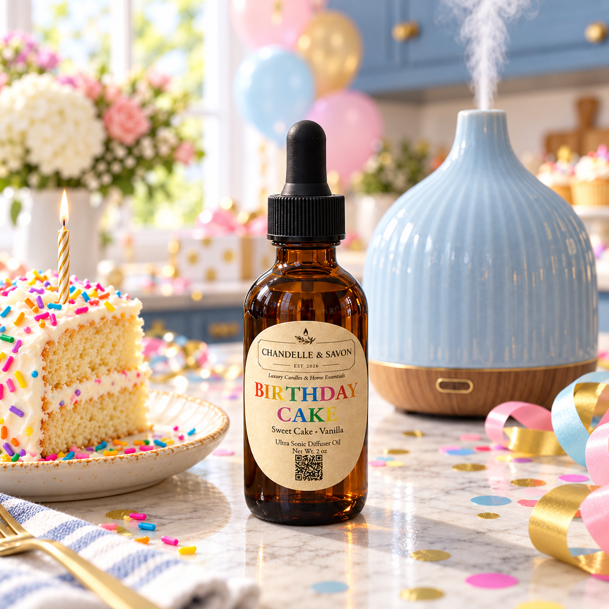 Birthday Cake Ultrasonic Diffuser Oil