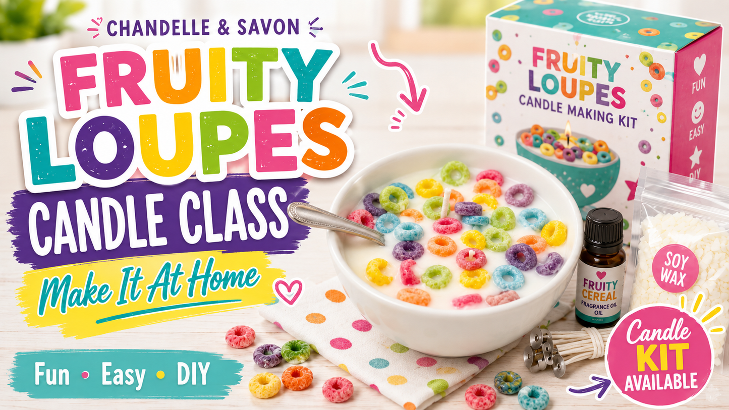 Fruity Loupes Cereal Bowl Candle Making Kit