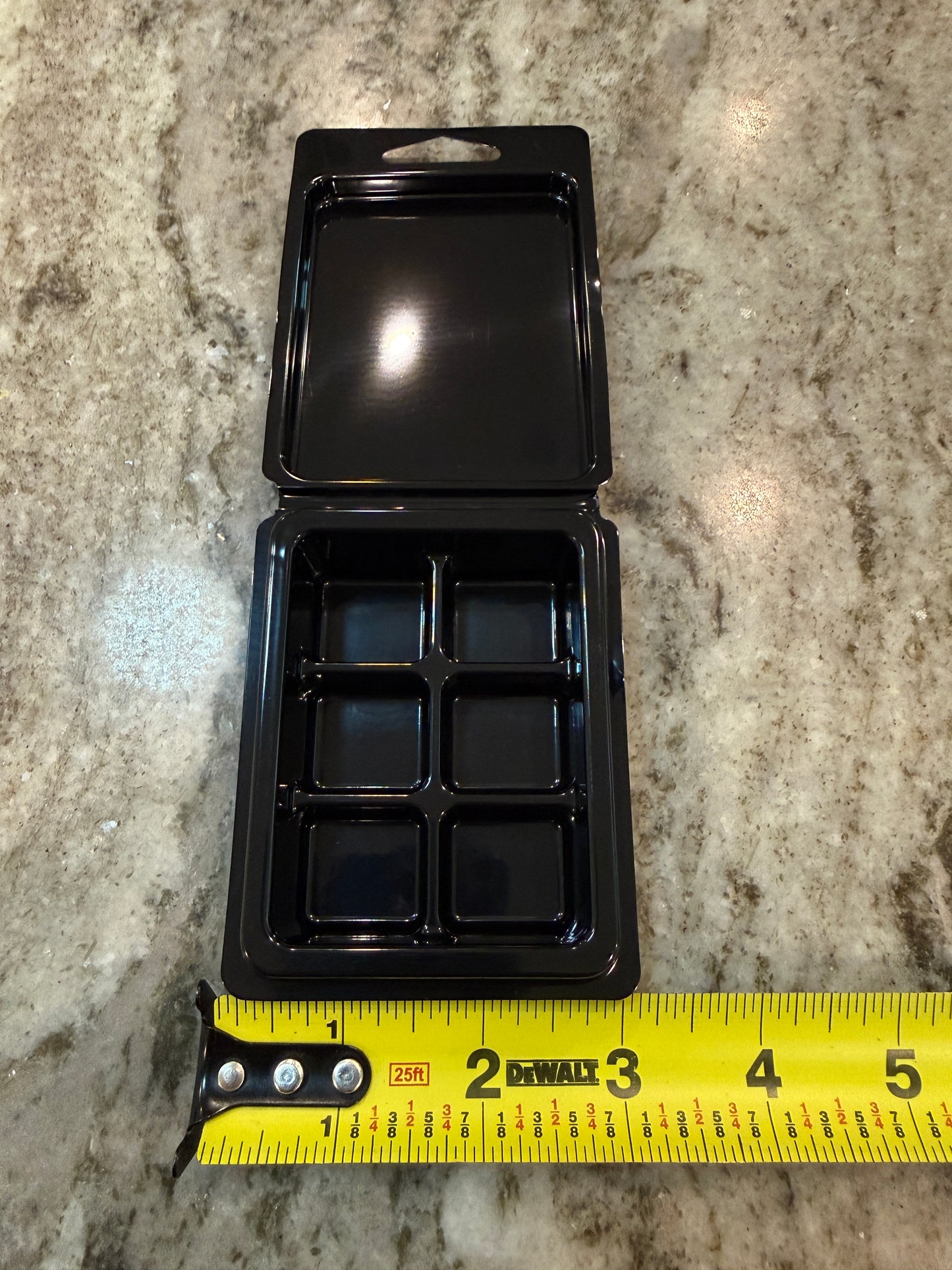Black Wax Melt Clamshell Molds - By Chandelle & Savon