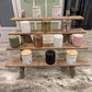 DIY Craft Fair Display Shelf Plans | 4-Tier Wooden Shelf for Candles, Honey, Jars & More | PDF Download