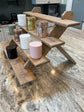 DIY Craft Fair Display Shelf Plans | 4-Tier Wooden Shelf for Candles, Honey, Jars & More | PDF Download