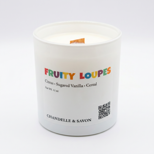 Fruity Loupes Signature Wood Wick Candle By Chandelle & Savon