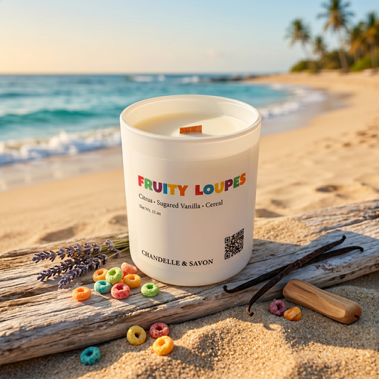 Fruity Loupes Signature Wood Wick Candle By Chandelle & Savon