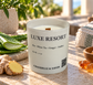 Luxe Resort | 12 oz Wood Wick Candle