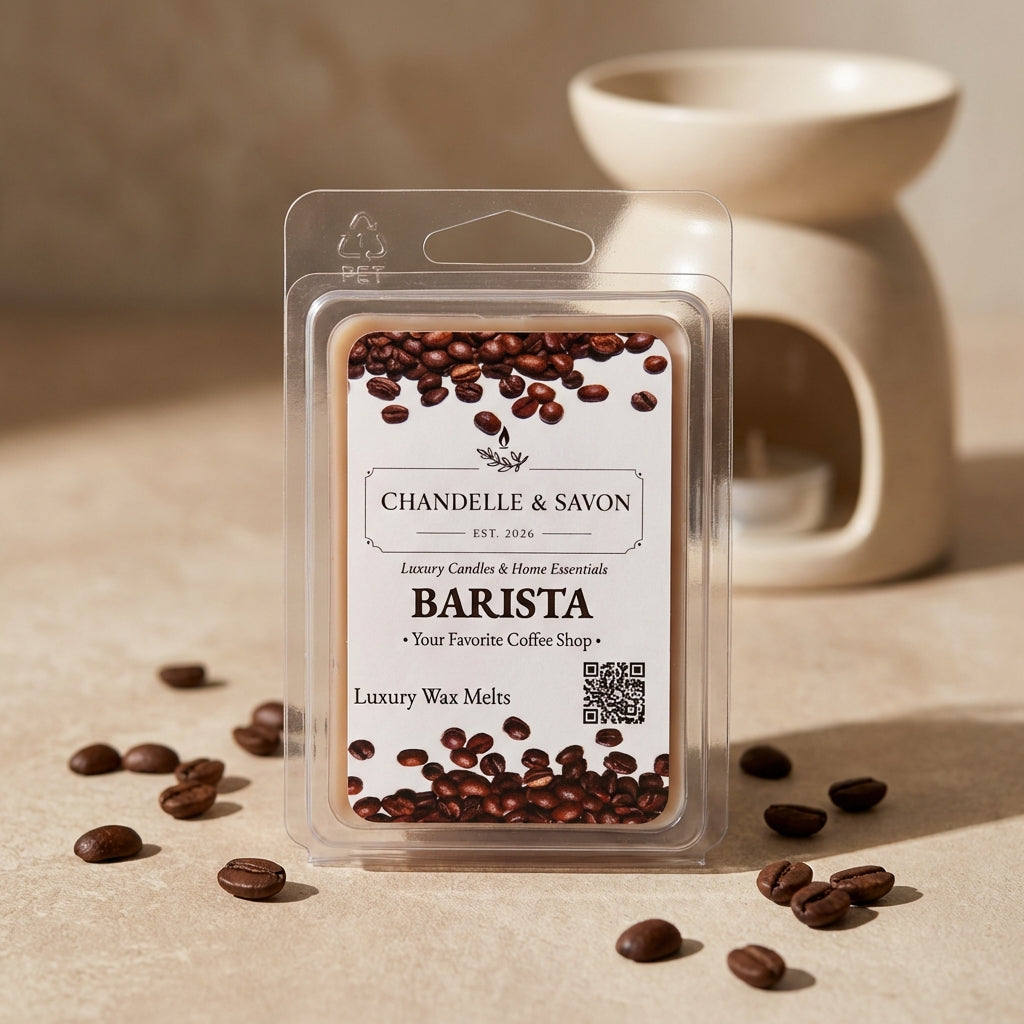 Barista Luxury Wax Melts by Chandelle & Savon