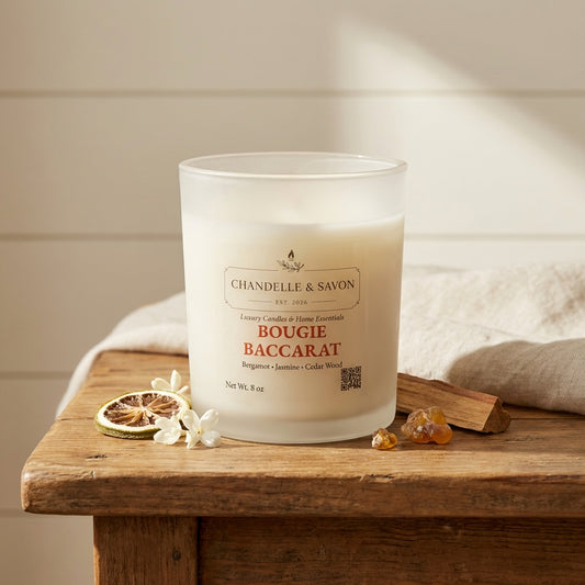 Bougie Baccarat Signature Candle by Chandelle & Savon