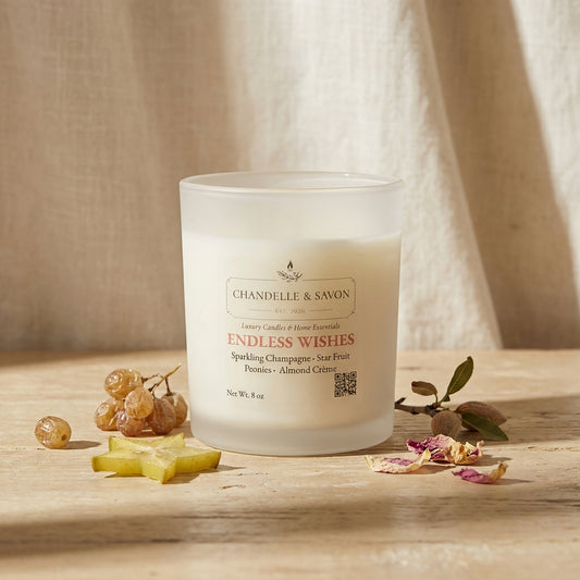 Endless Wishes Signature Frosted Candle by Chandelle & Savon