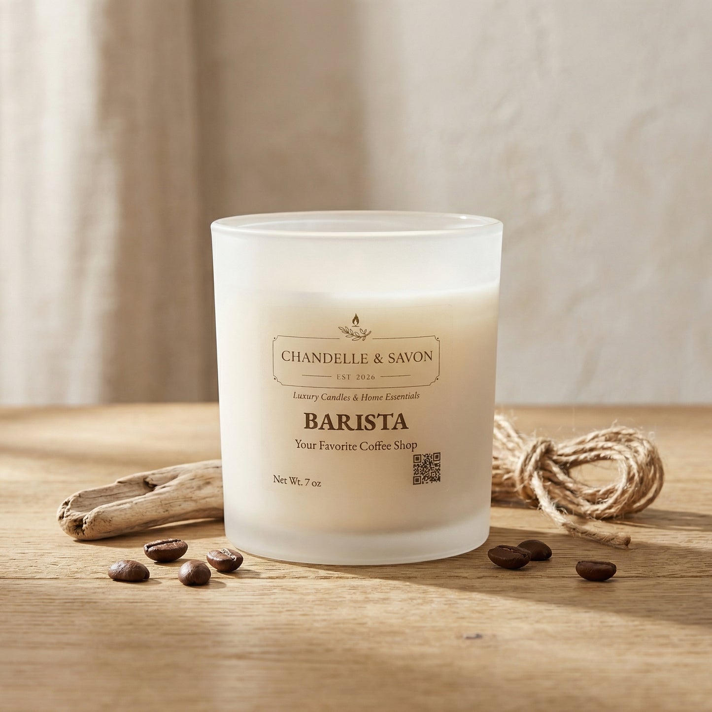 Barista Signature Candle by Chandelle & Savon