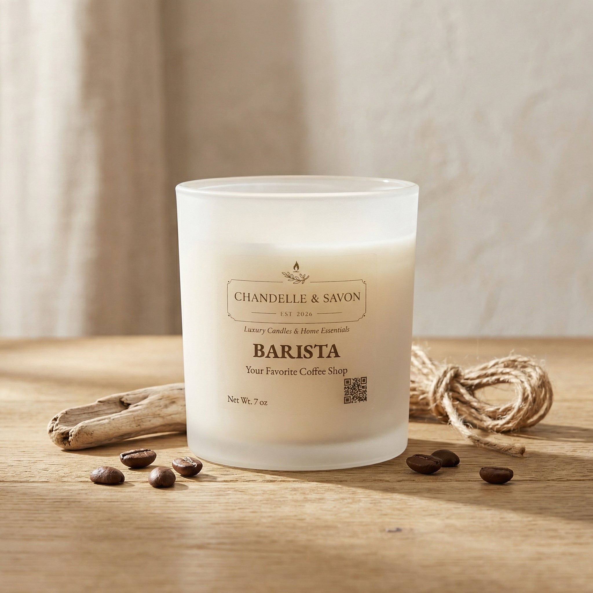 Barista Signature Candle by Chandelle & Savon