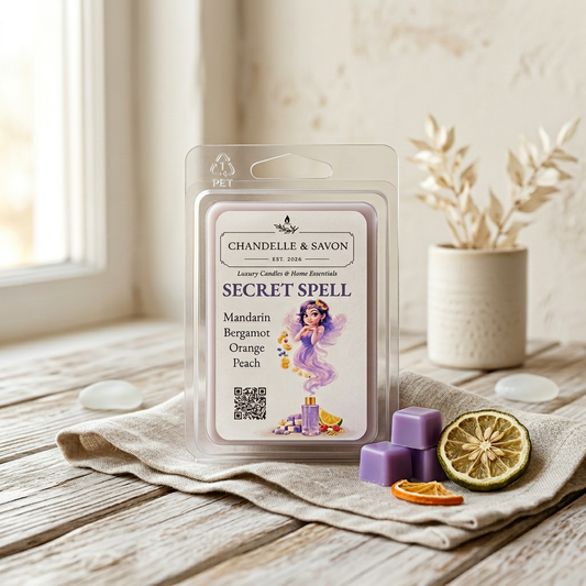 Secret Spell Premium Soy Wax Melts | Highly Scented | Luxury Fragrance | Chandelle & Savon