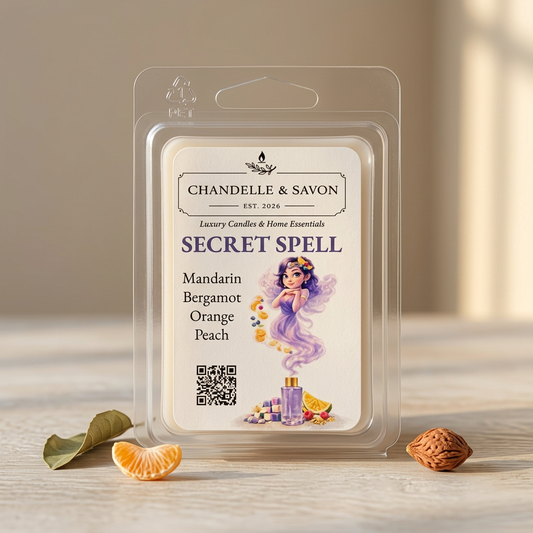 Secret Spell Premium Soy Wax Melts | Highly Scented | Luxury Fragrance | Chandelle & Savon