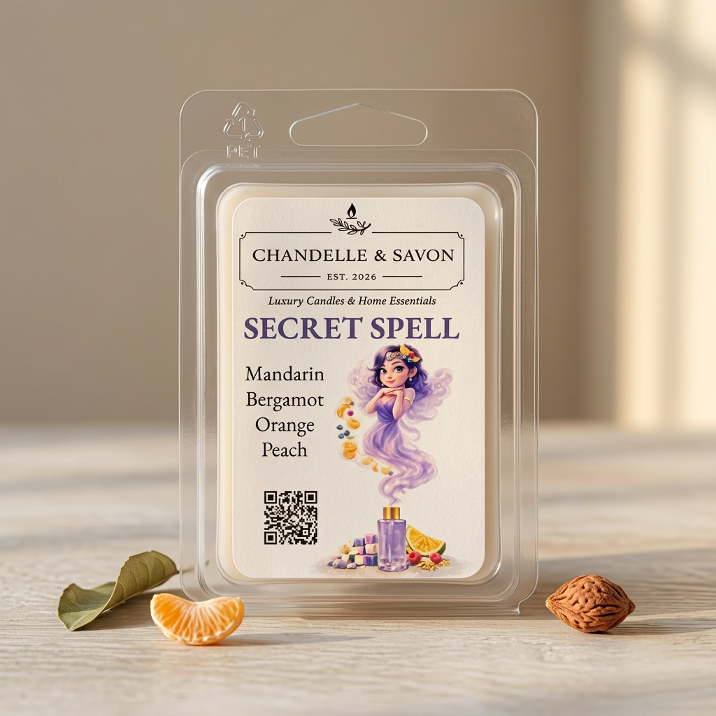 Secret Spell Premium Soy Wax Melts | Highly Scented | Luxury Fragrance | Chandelle & Savon
