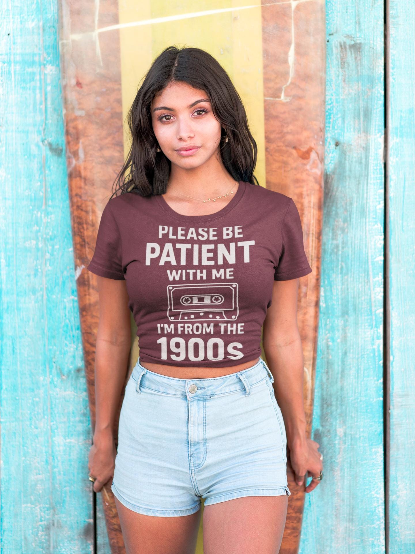 Please Be Patient With Me I'm From The 1900s T-Shirt | Cassette Tape Retro Tee