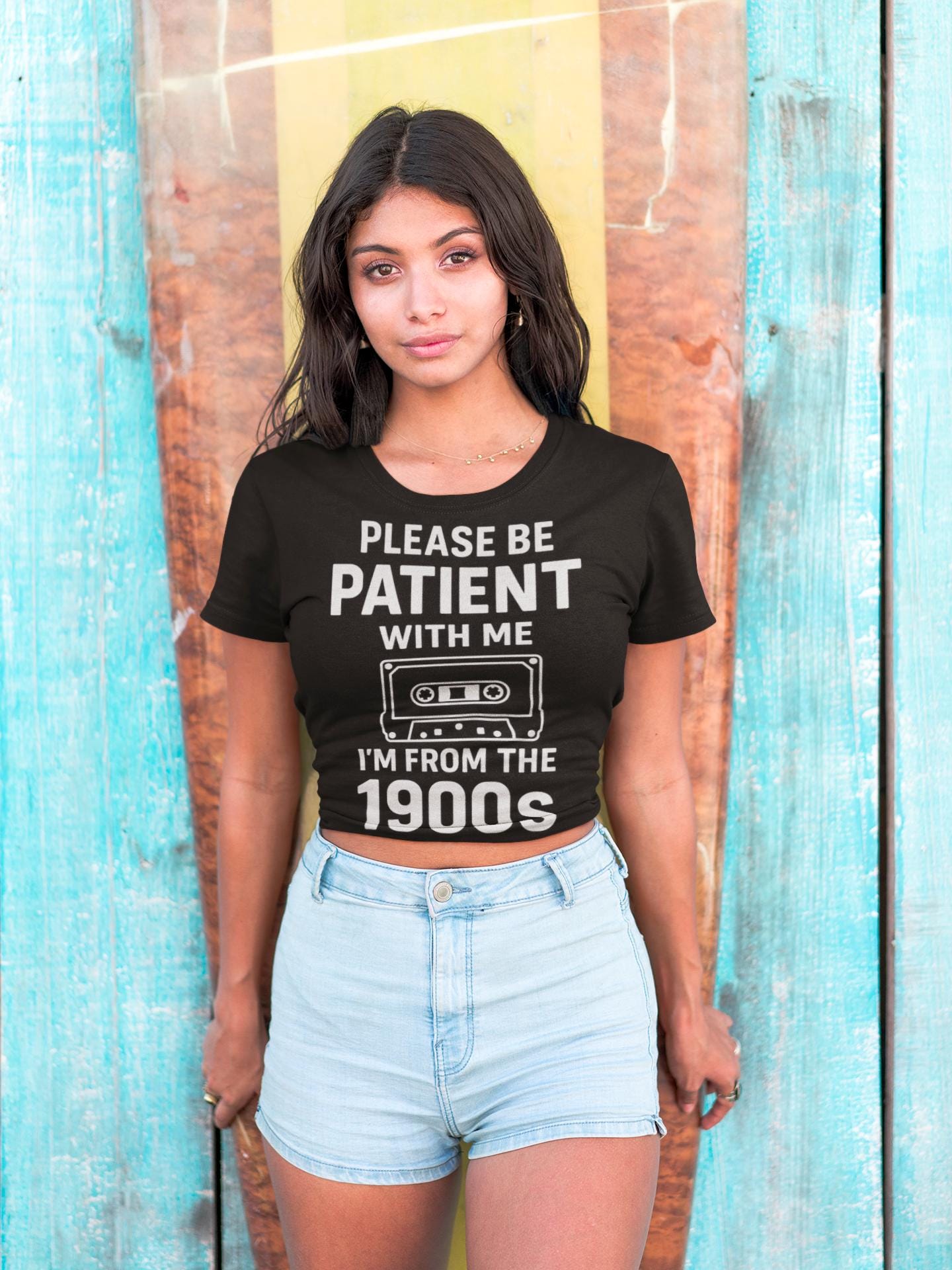 Please Be Patient With Me I'm From The 1900s T-Shirt | Cassette Tape Retro Tee