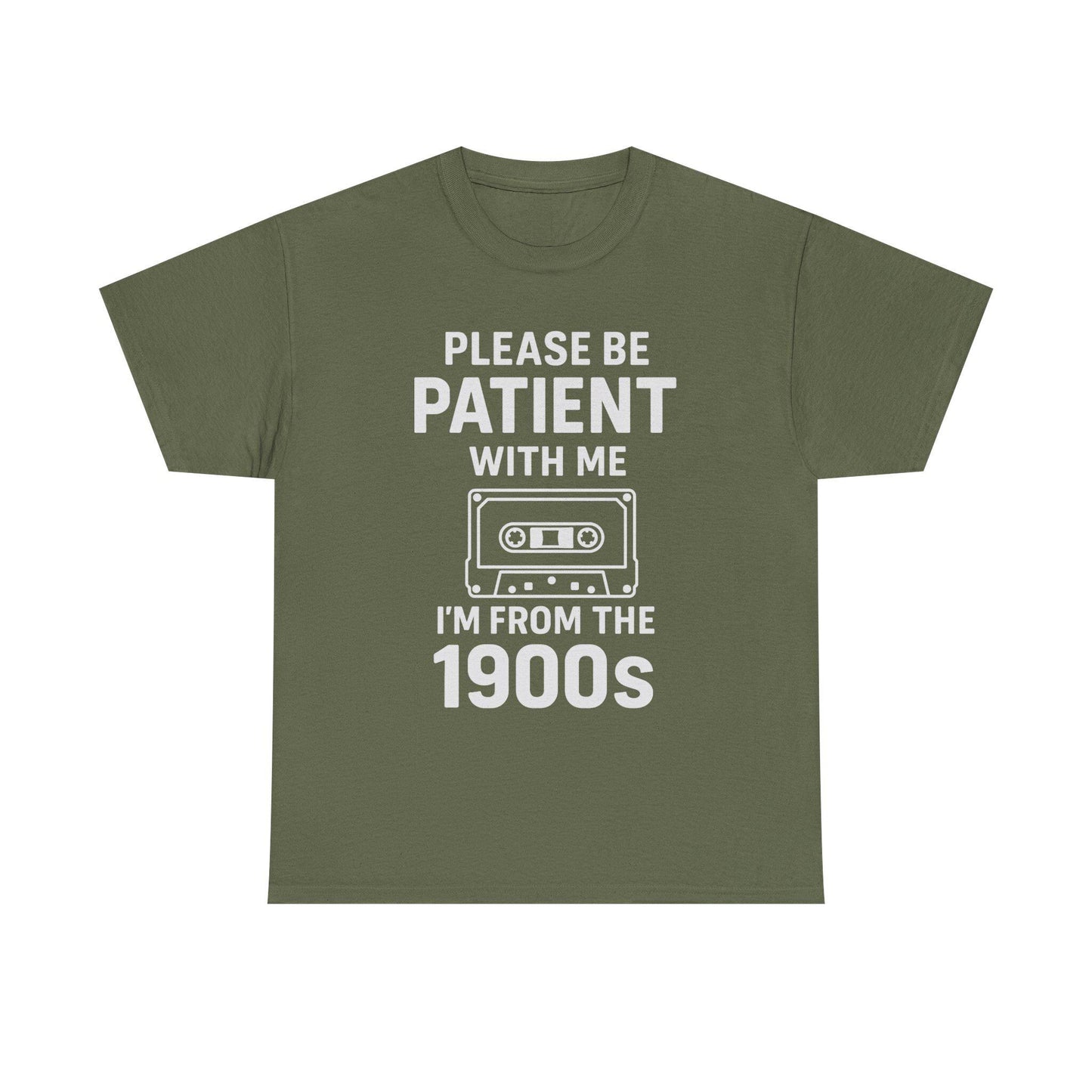 Please Be Patient With Me I'm From The 1900s T-Shirt | Cassette Tape Retro Tee