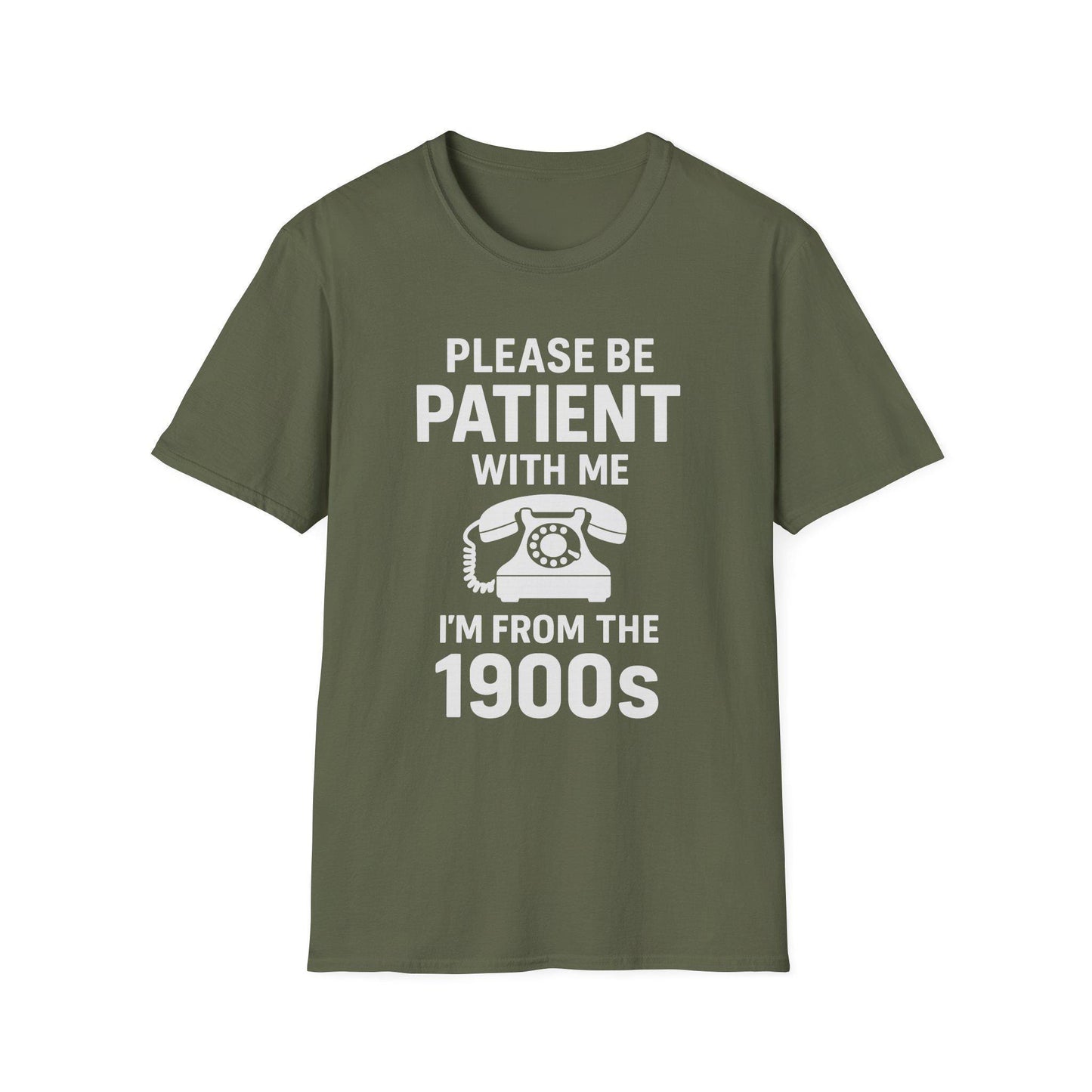 Please Be Patient With Me I'm From The 1900s T-Shirt | Retro Rotary Phone Shirt