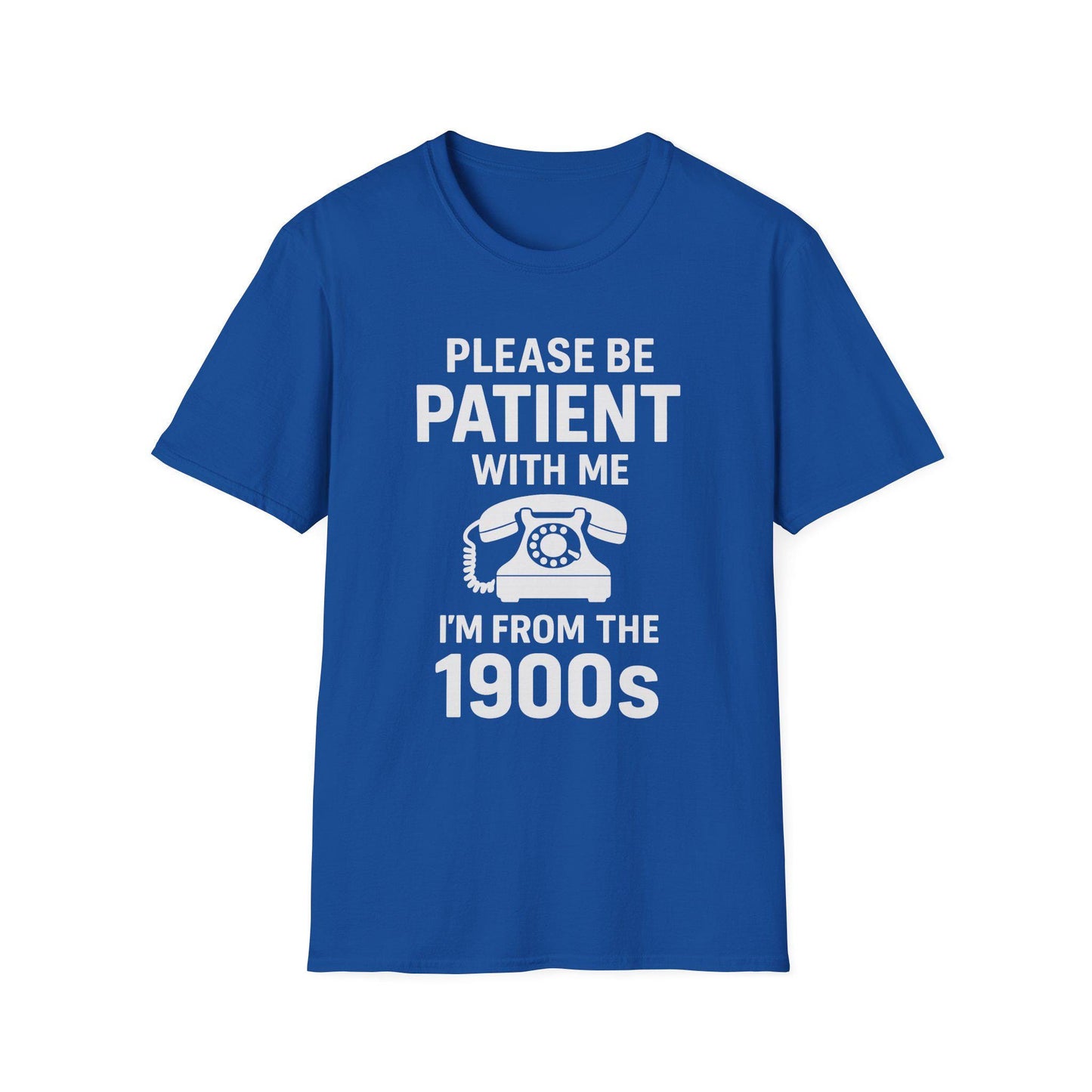 Please Be Patient With Me I'm From The 1900s T-Shirt | Retro Rotary Phone Shirt
