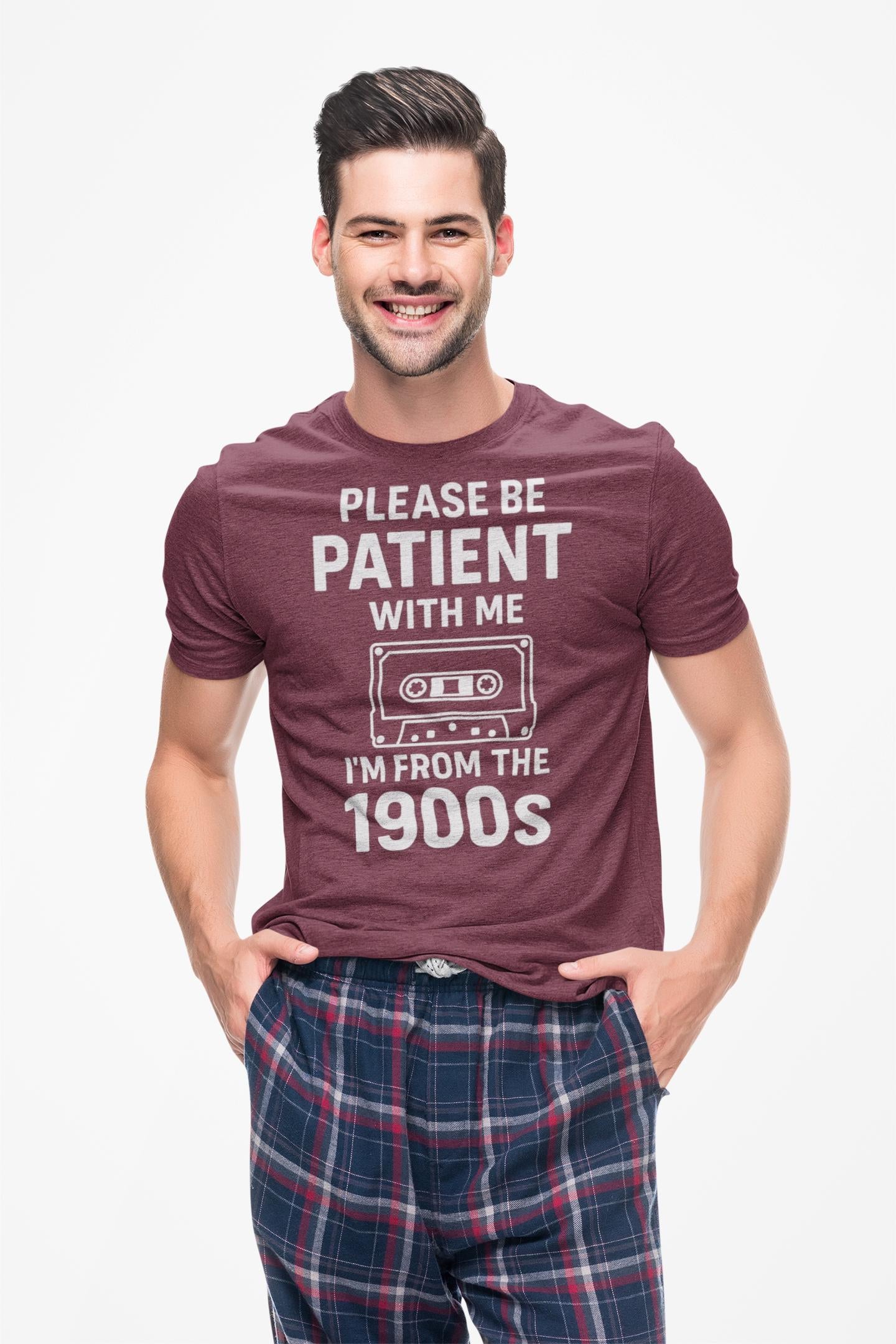 Please Be Patient With Me I'm From The 1900s T-Shirt | Cassette Tape Retro Tee