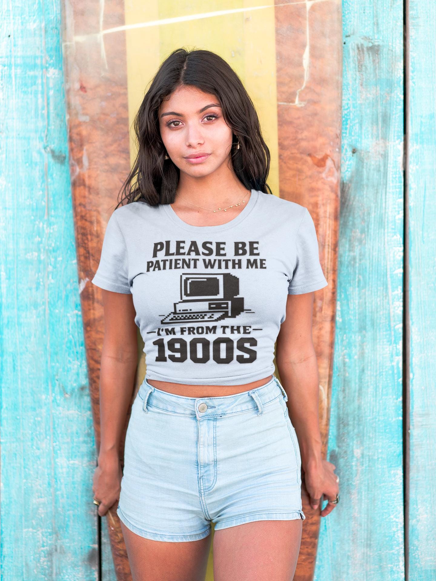 Please Be Patient With Me I'm From The 1900s T-Shirt | Vintage Computer Retro Tee